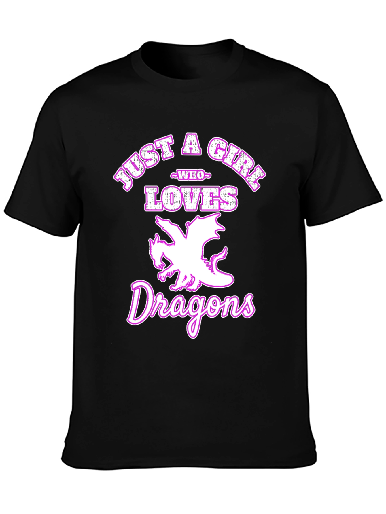 Just a Girl Who Loves Dragons T-Shirt