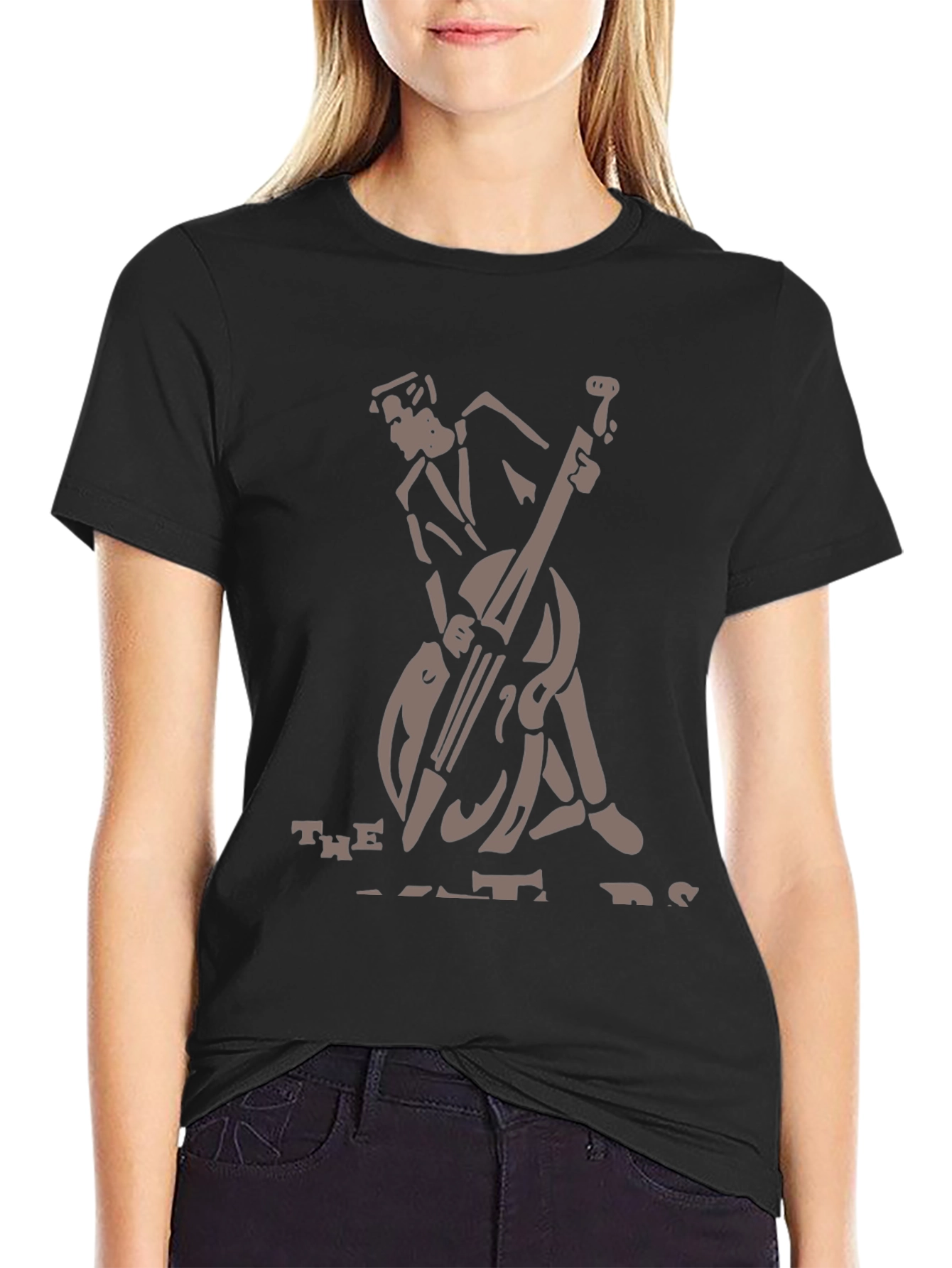 Jazz Bassist Graphic Tee - Cool Musician T-Shirt