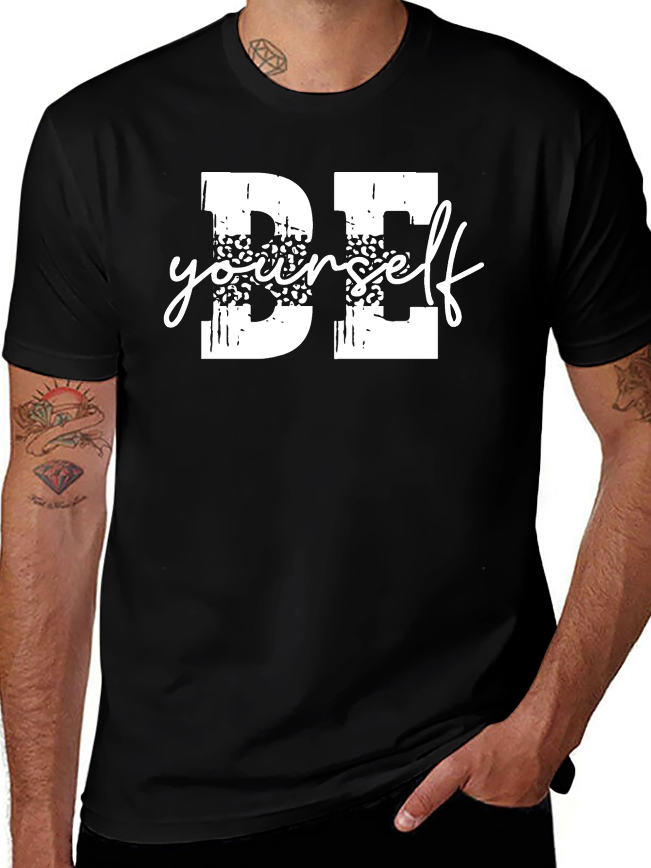 Be Yourself Graphic Print T-Shirt