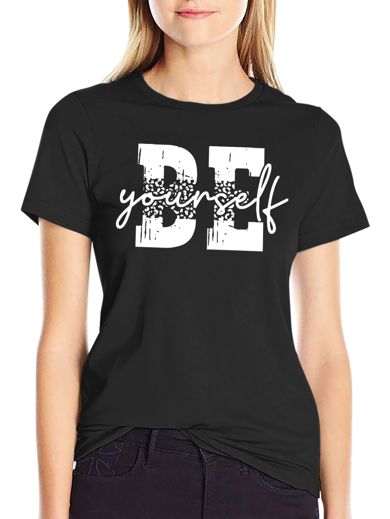 Be Yourself Graphic Print T-Shirt