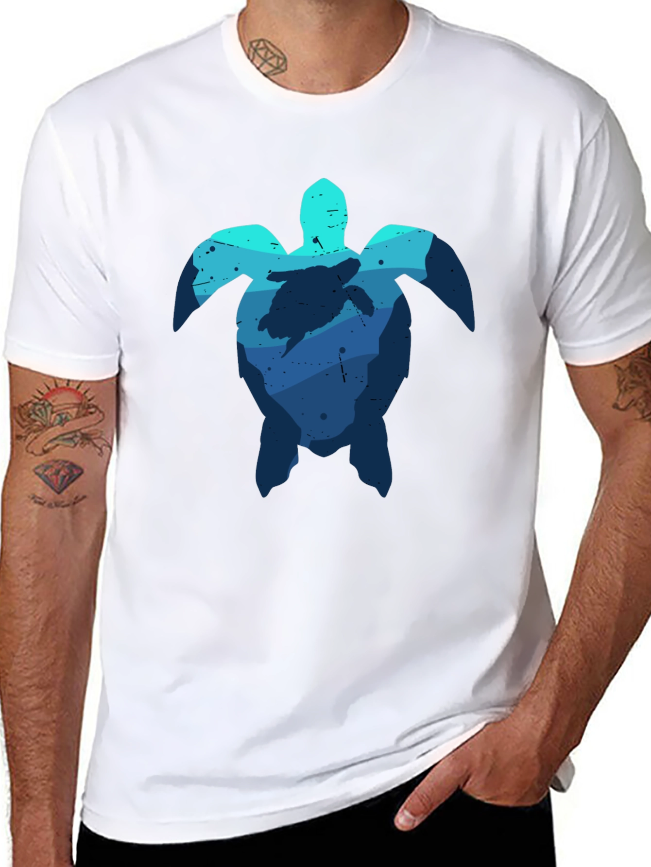 Turtle Graphic Tee - Ocean Lover