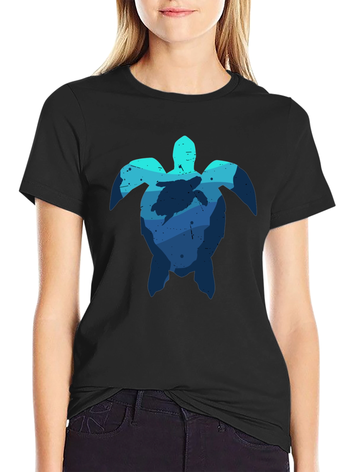 Turtle Graphic Tee - Ocean Lover