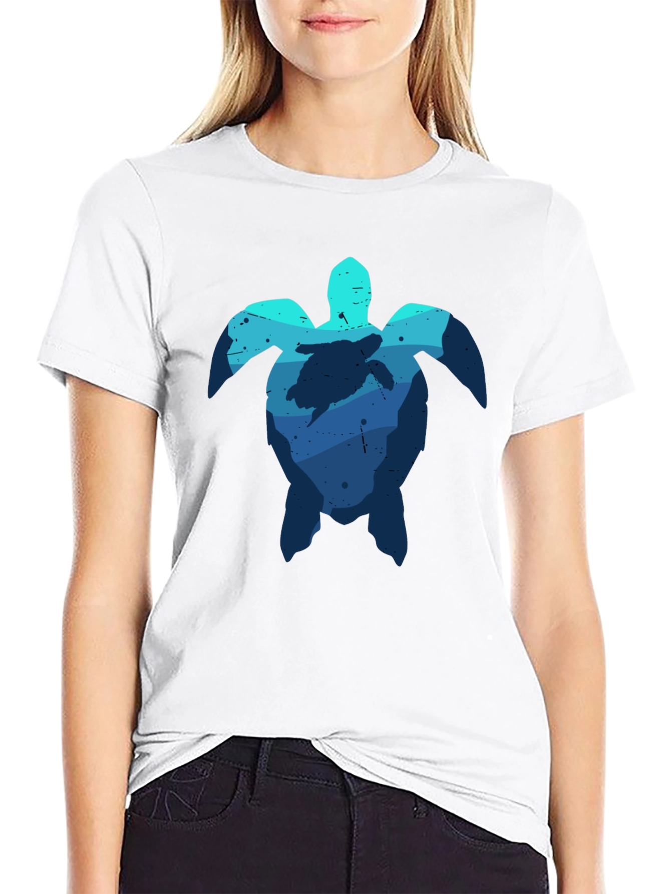 Turtle Graphic Tee - Ocean Lover