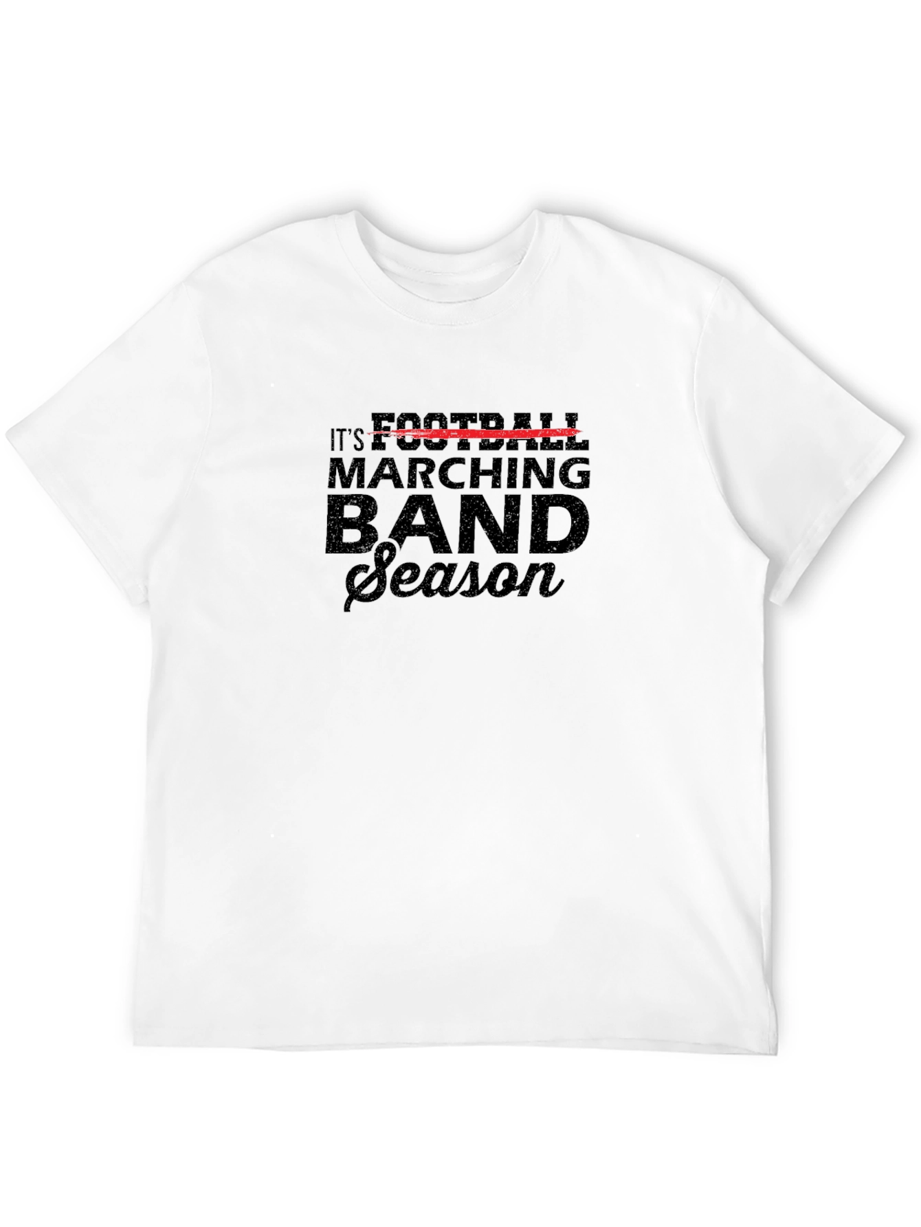 Marching Band Season T-Shirt Novelty Tee
