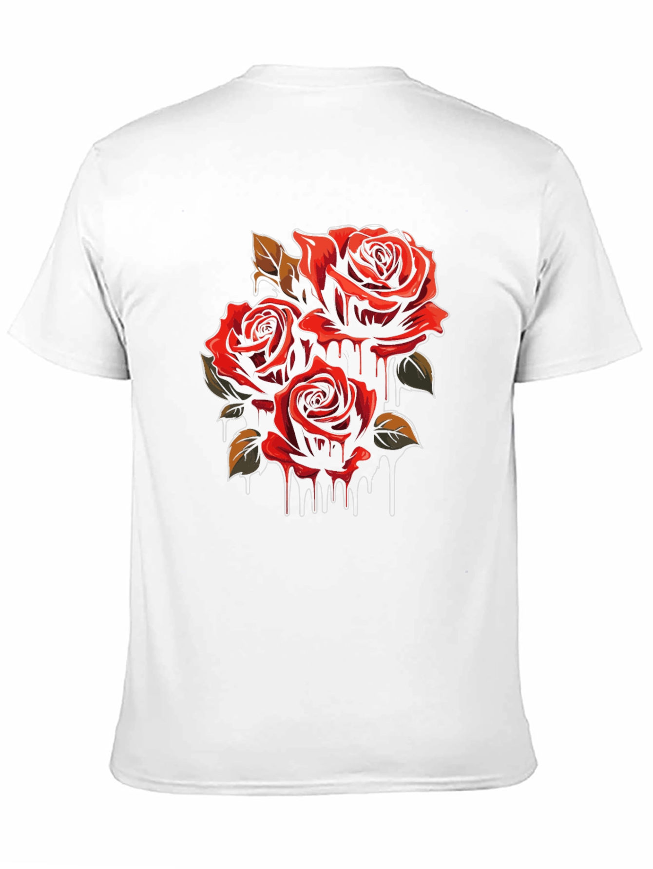 Rose Dripping Graphic T-Shirt