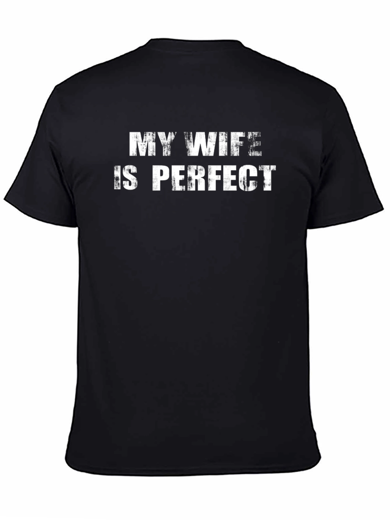 My Wife is Perfect Black Graphic Tee