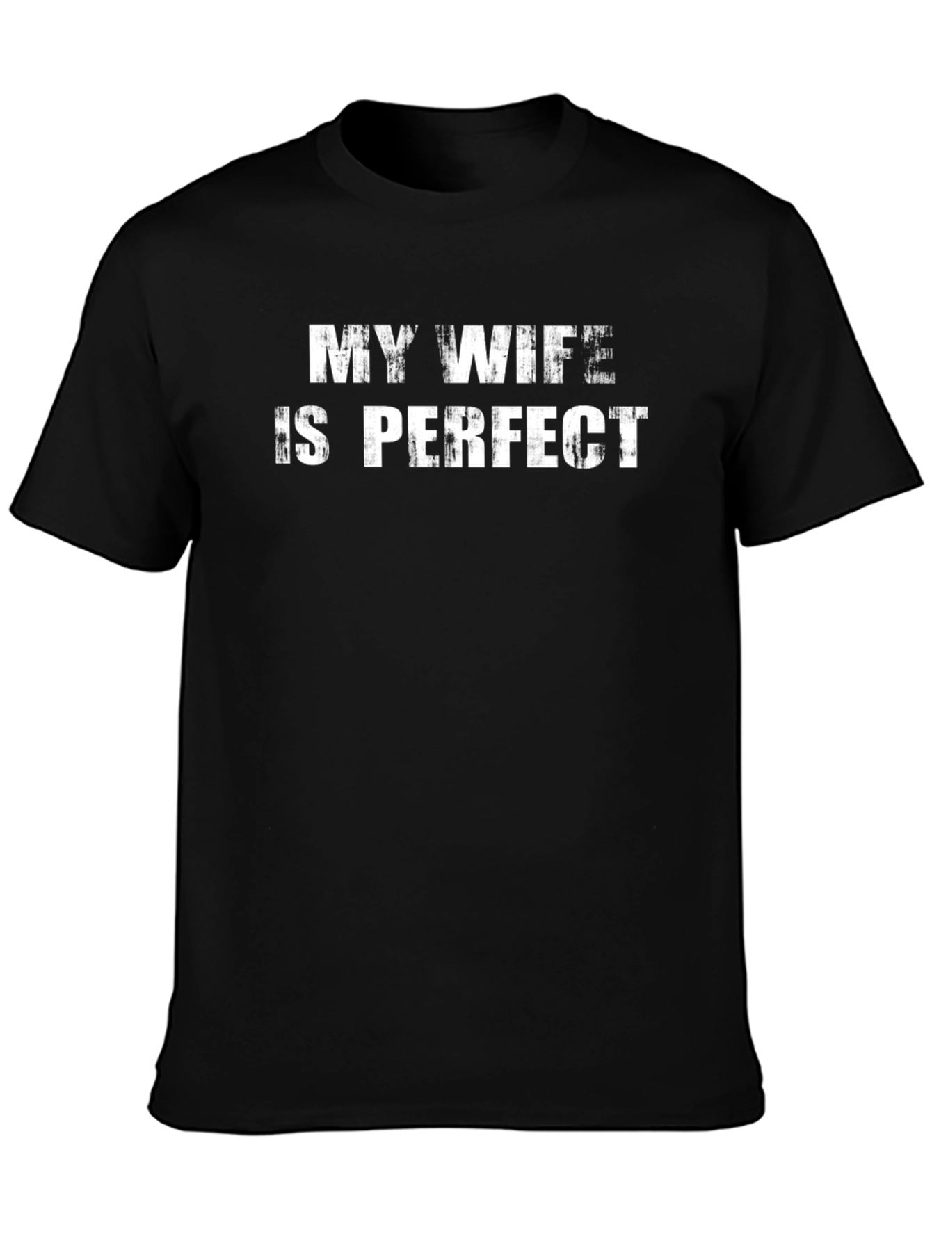 My Wife is Perfect Black Graphic Tee