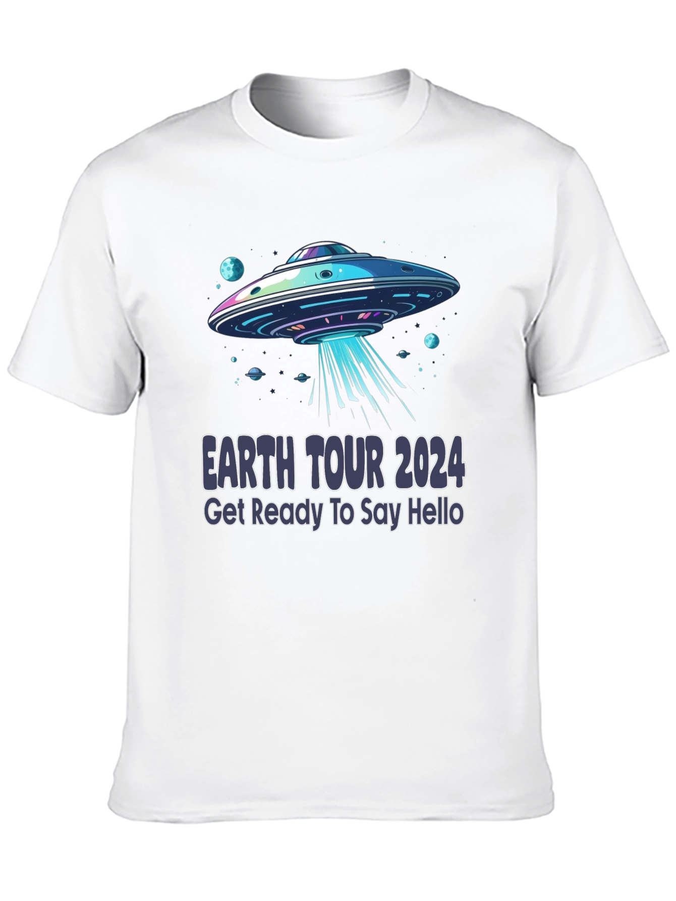 Earth Tour 2024 UFO Graphic T-Shirt