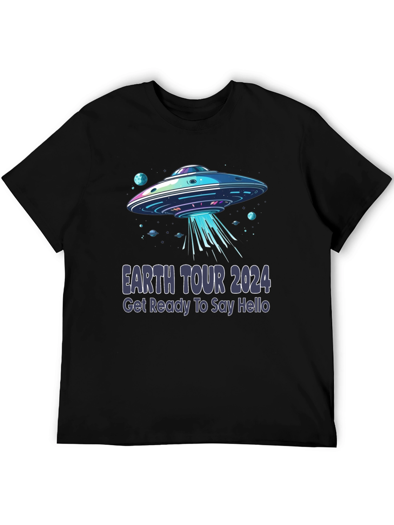 Earth Tour 2024 UFO Graphic T-Shirt