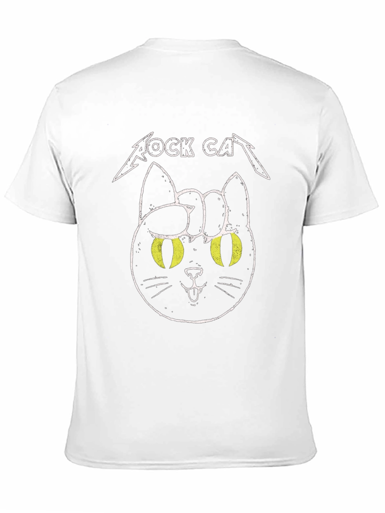Rock Cat Graphic T-Shirt