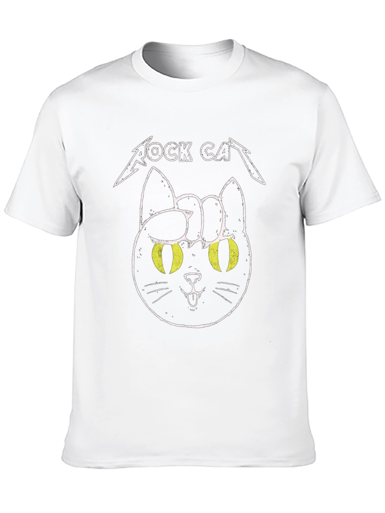 Rock Cat Graphic T-Shirt