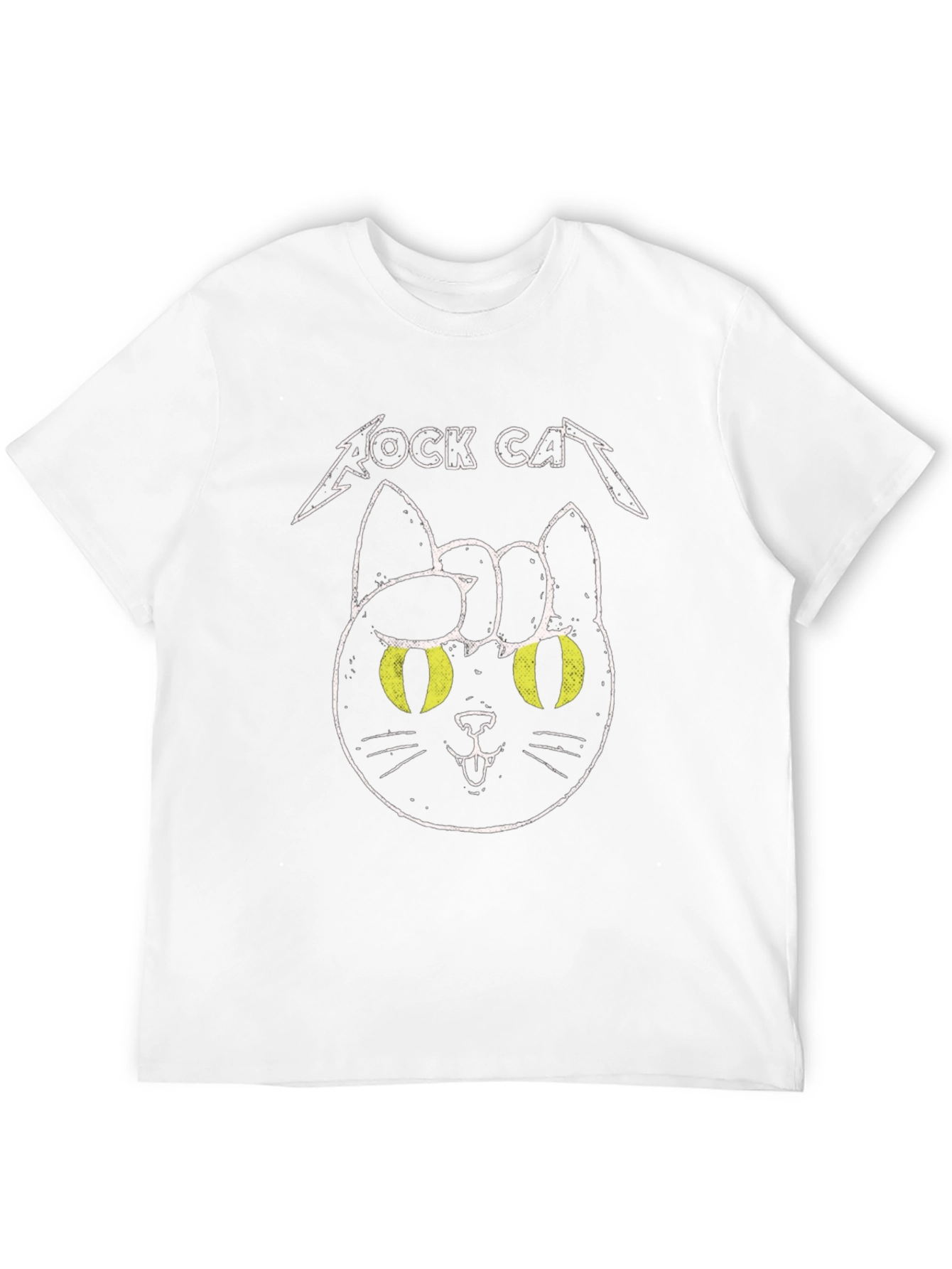 Rock Cat Graphic T-Shirt