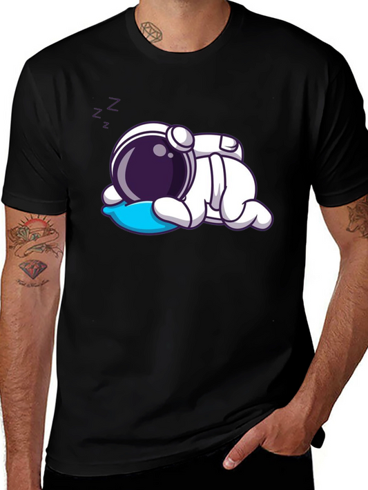 Sleeping Astronaut Graphic T-Shirt