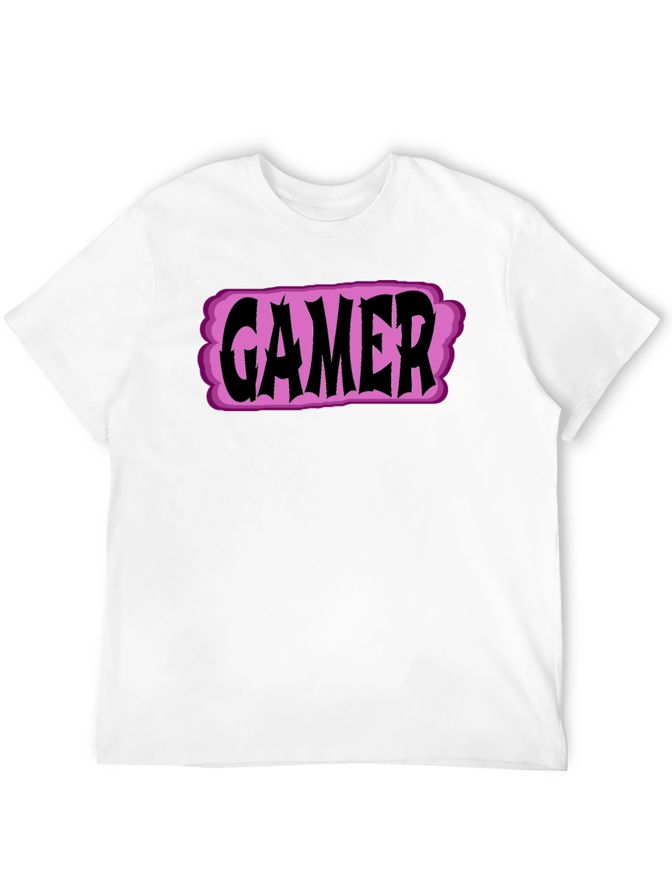 Gamer T-Shirt - Black Cotton Graphic Tee