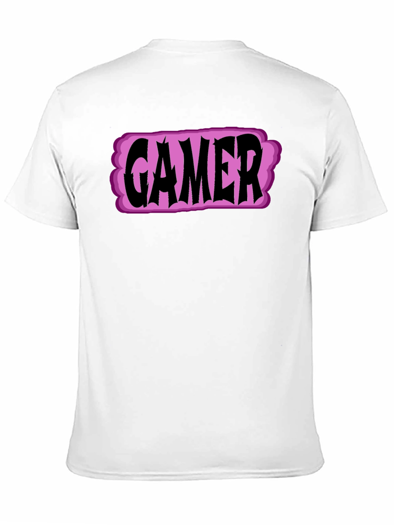 Gamer T-Shirt - Black Cotton Graphic Tee
