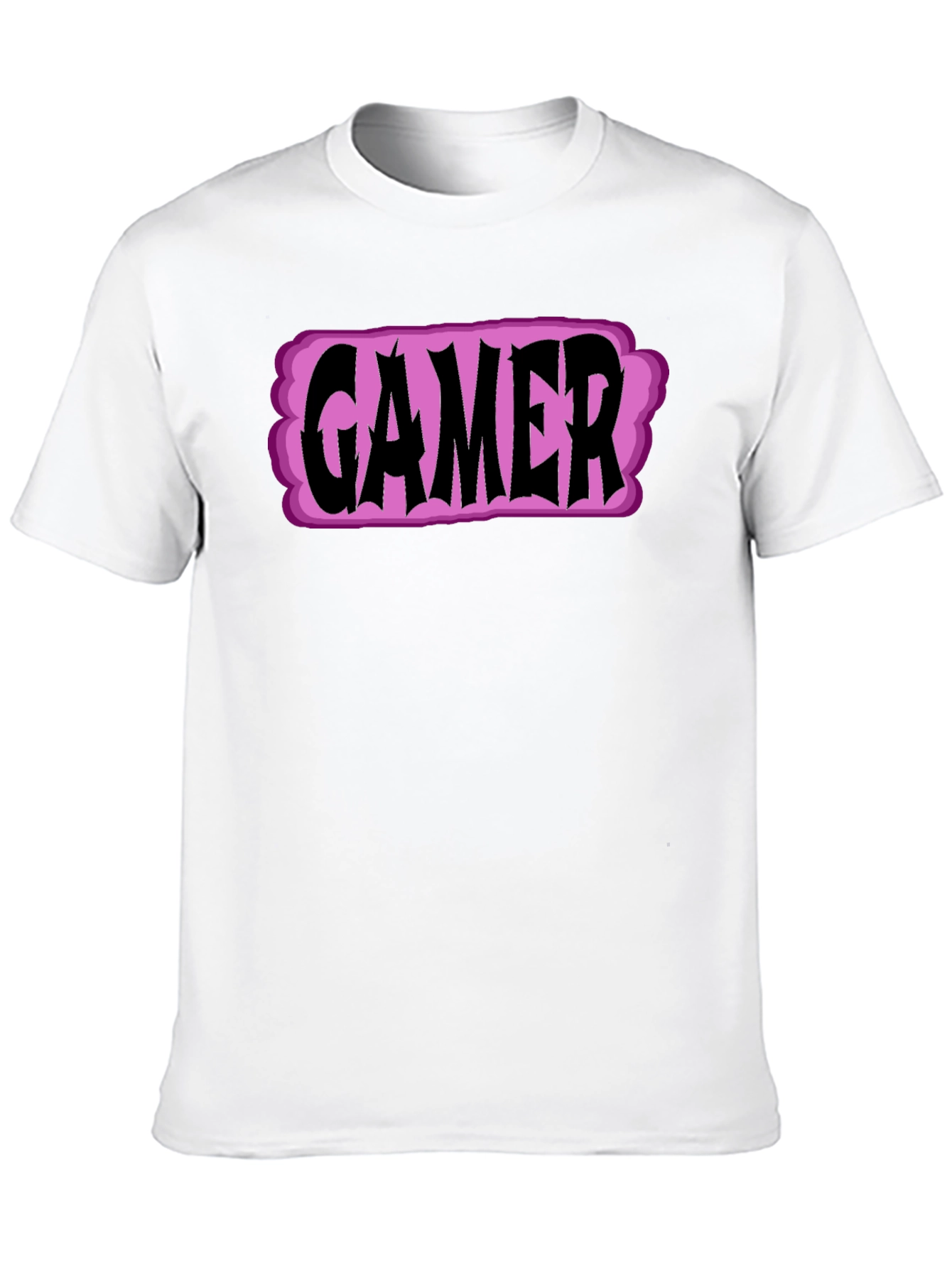 Gamer T-Shirt - Black Cotton Graphic Tee