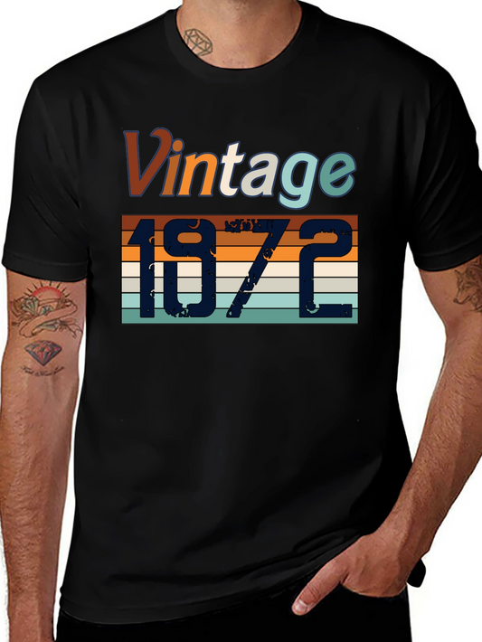 Vintage 1972 T-Shirt - Retro Birthday Gift
