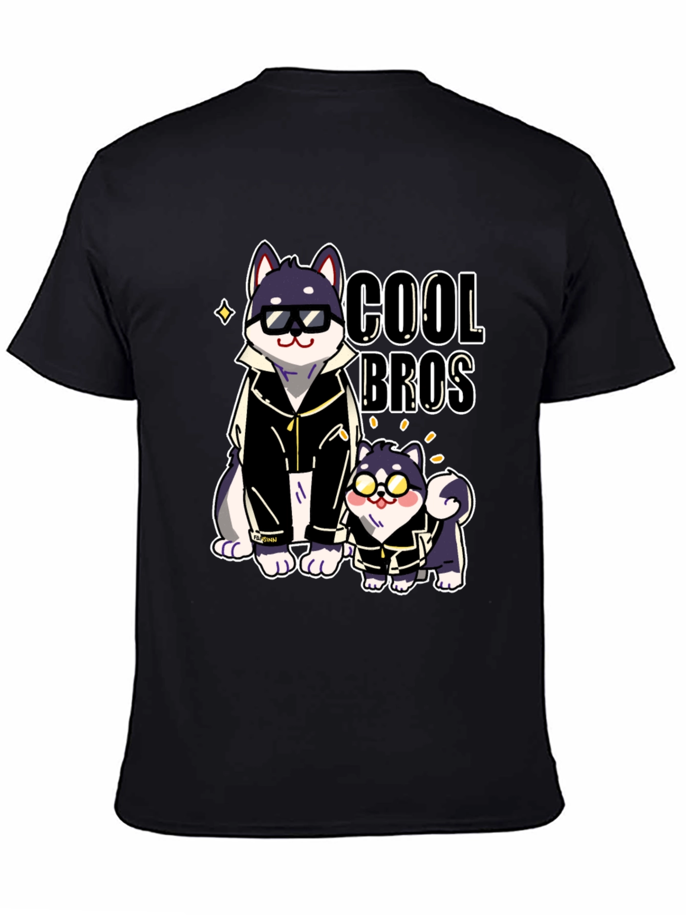 Cool Bros Dog Graphic T-Shirt
