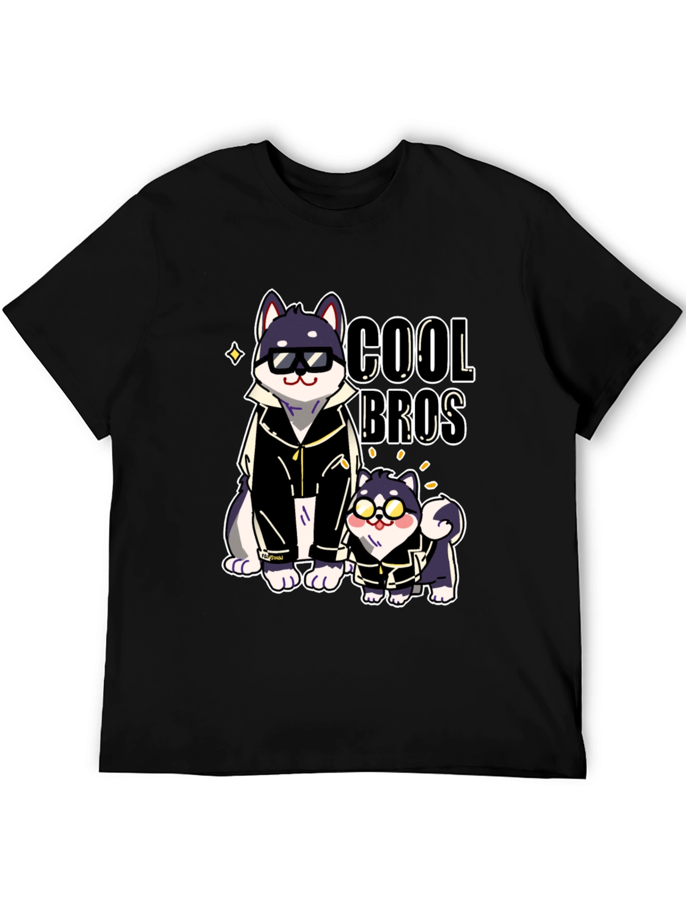 Cool Bros Dog Graphic T-Shirt