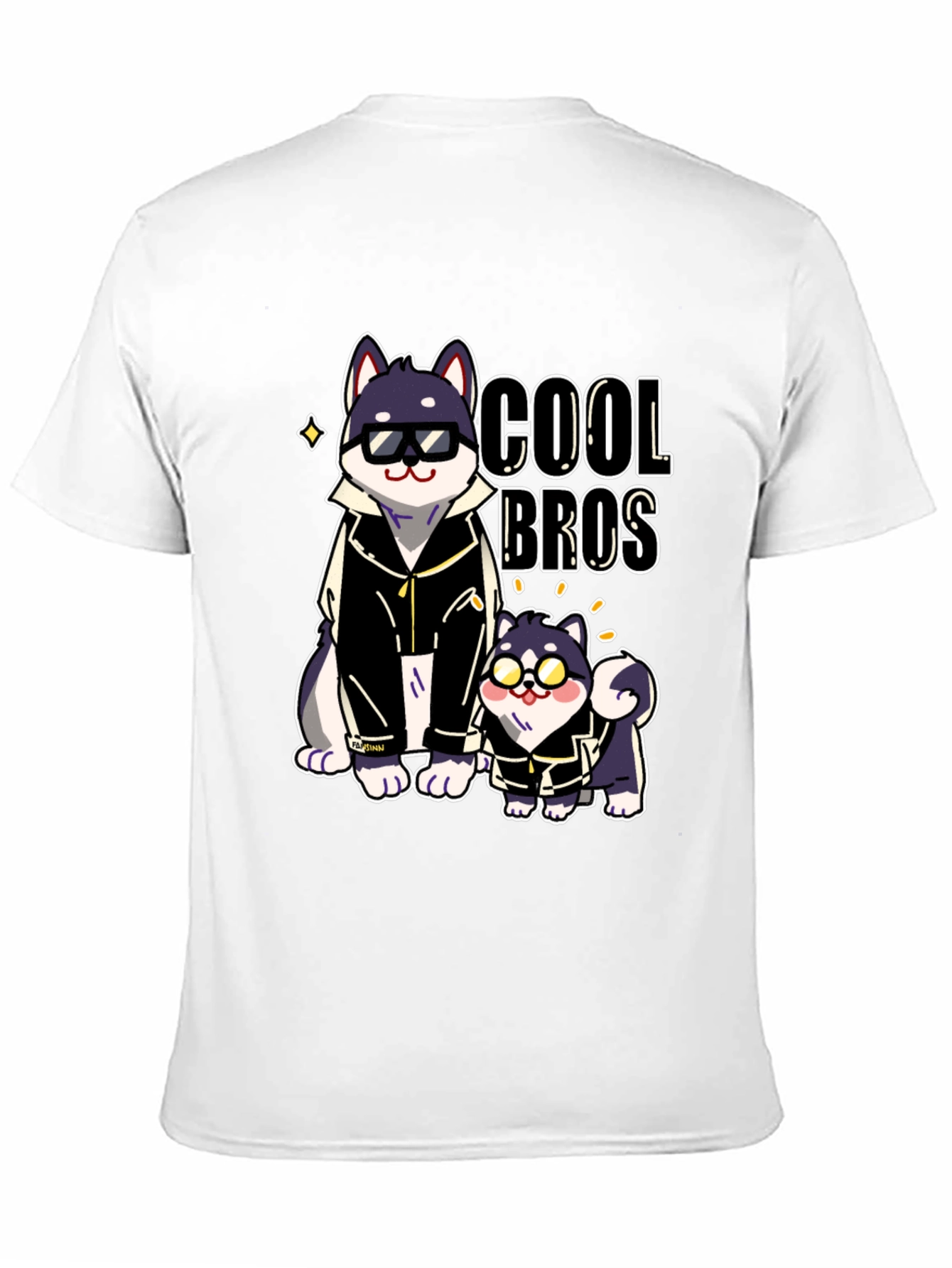 Cool Bros Dog Graphic T-Shirt
