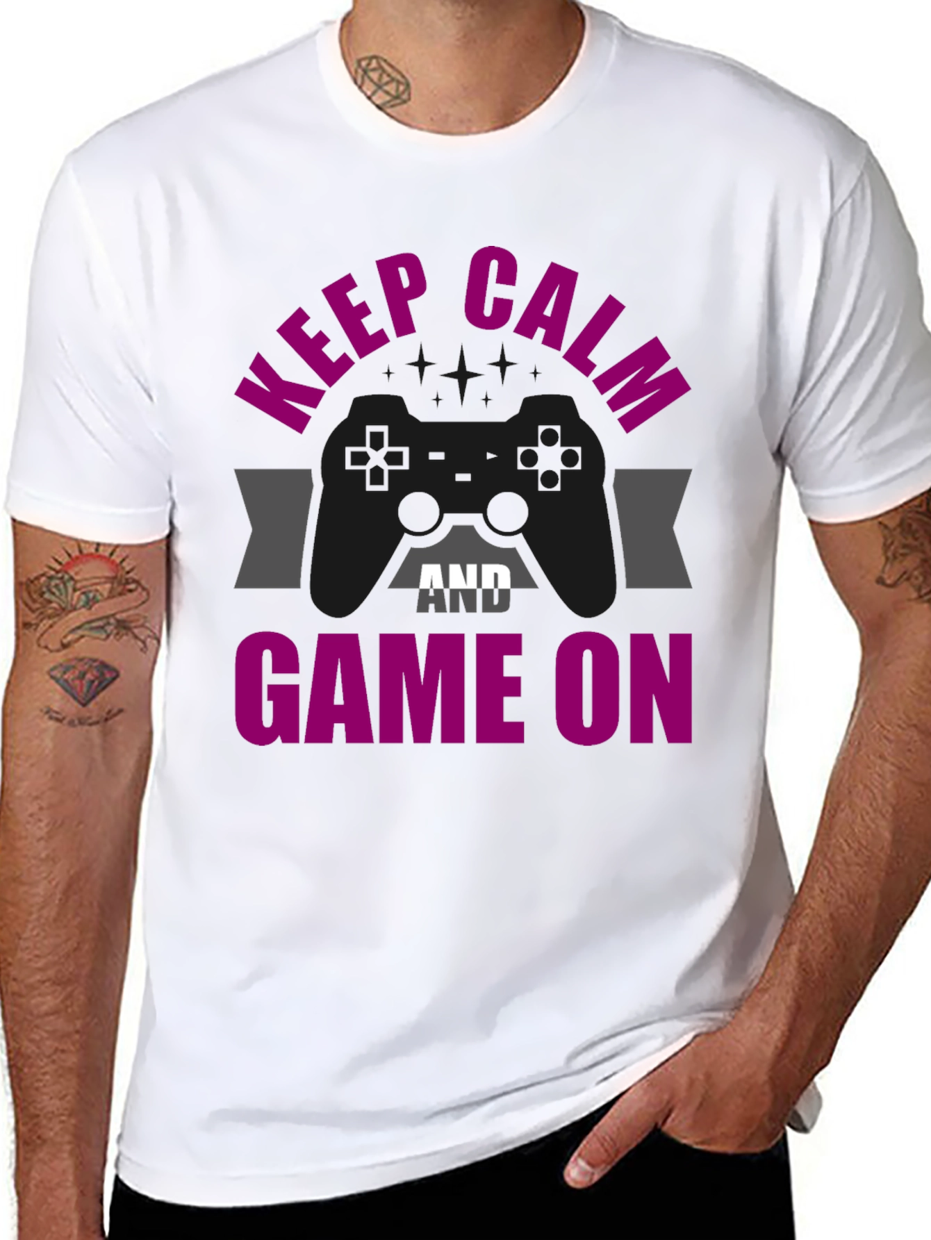Keep Calm and Game On T-Shirt