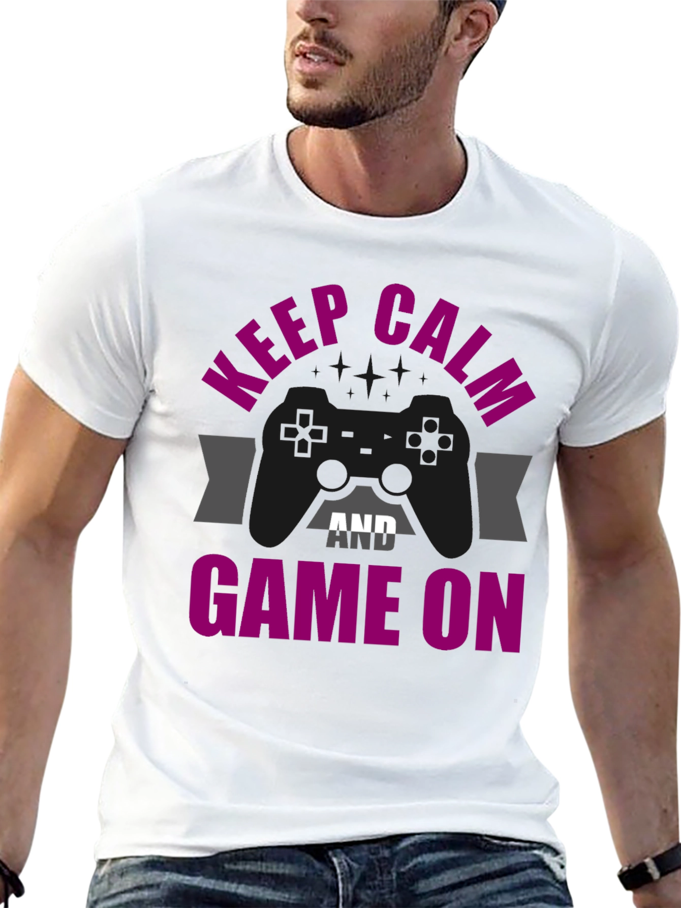 Keep Calm and Game On T-Shirt