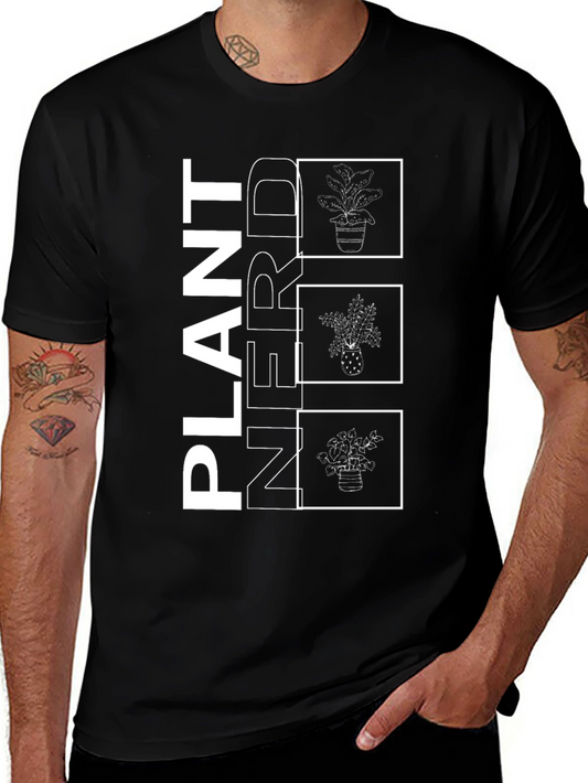 Plant Nerd Graphic T-Shirt - Stylish Botany Tee
