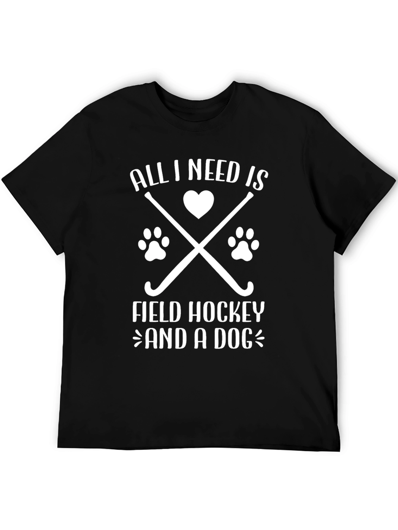 Field Hockey & Dog Lover T-Shirt