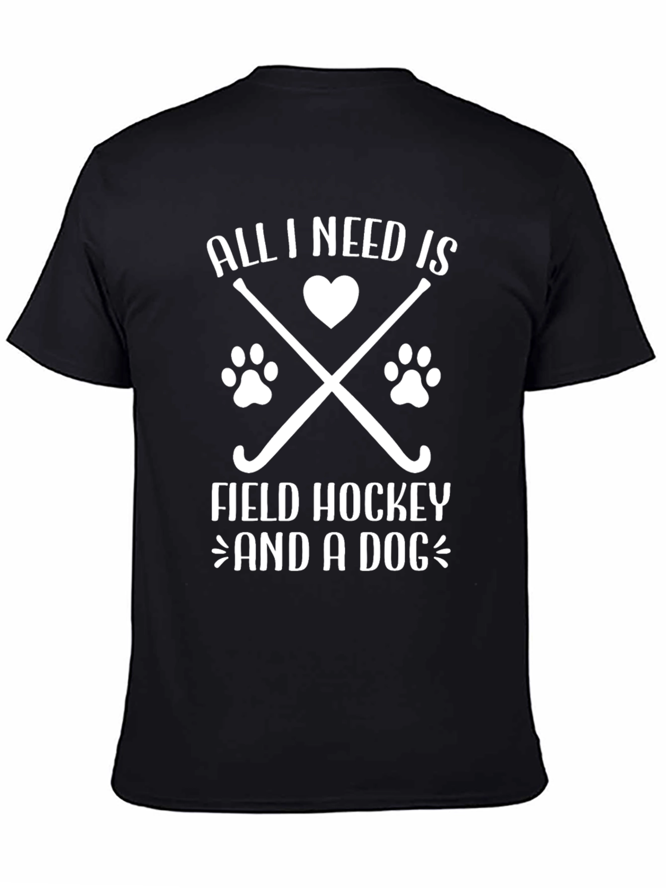 Field Hockey & Dog Lover T-Shirt