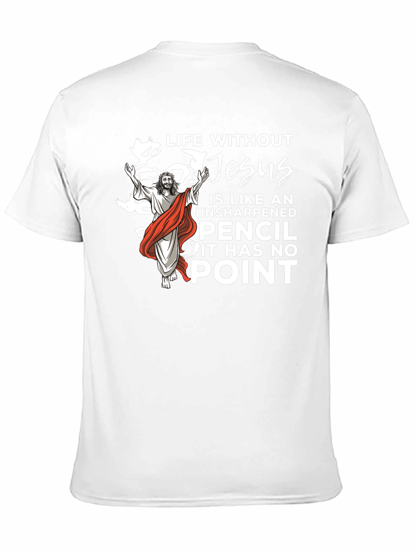 Life Without Jesus Black T-Shirt