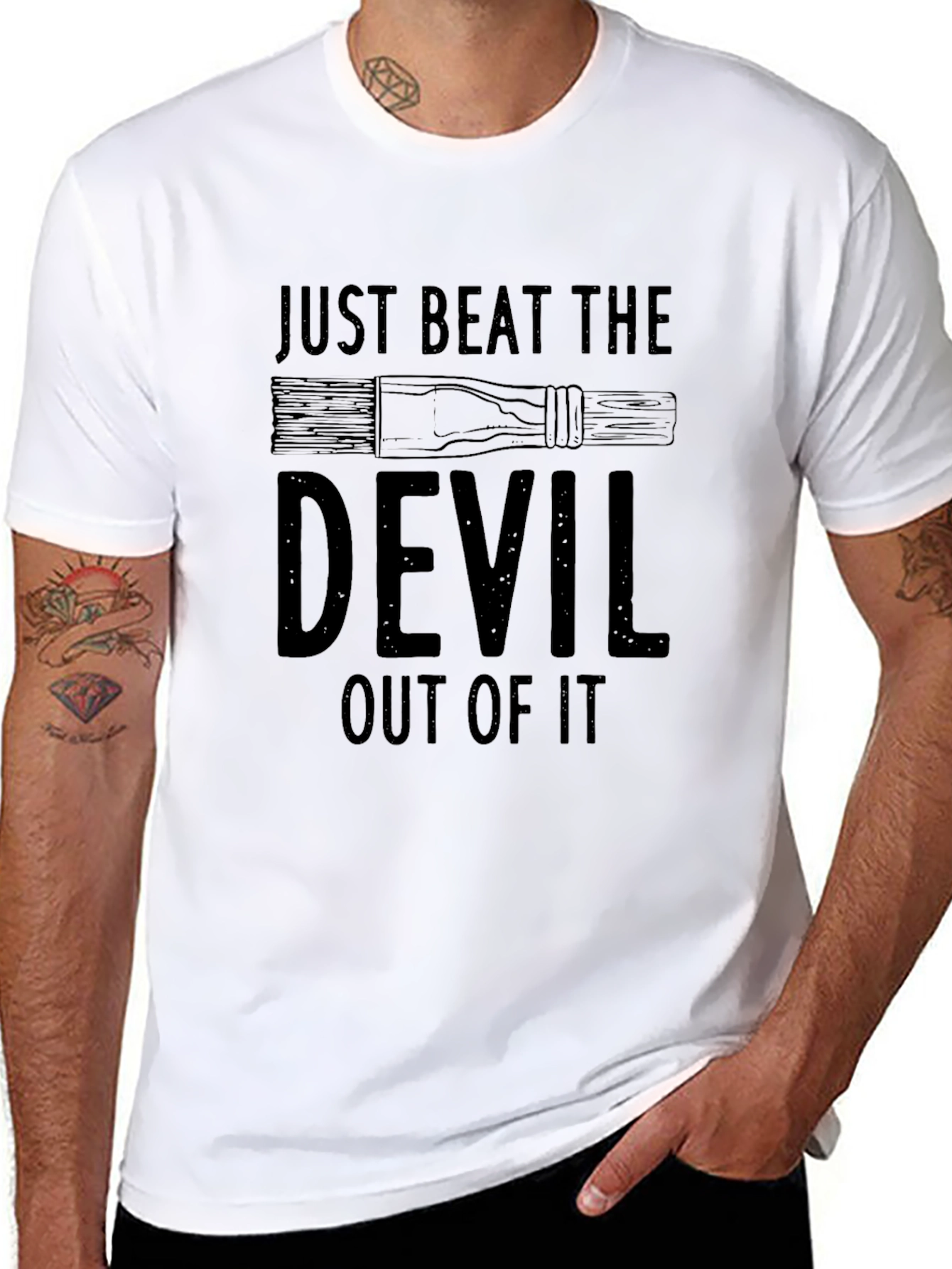 Beat the Devil T-Shirt - Funny Graphic Tee