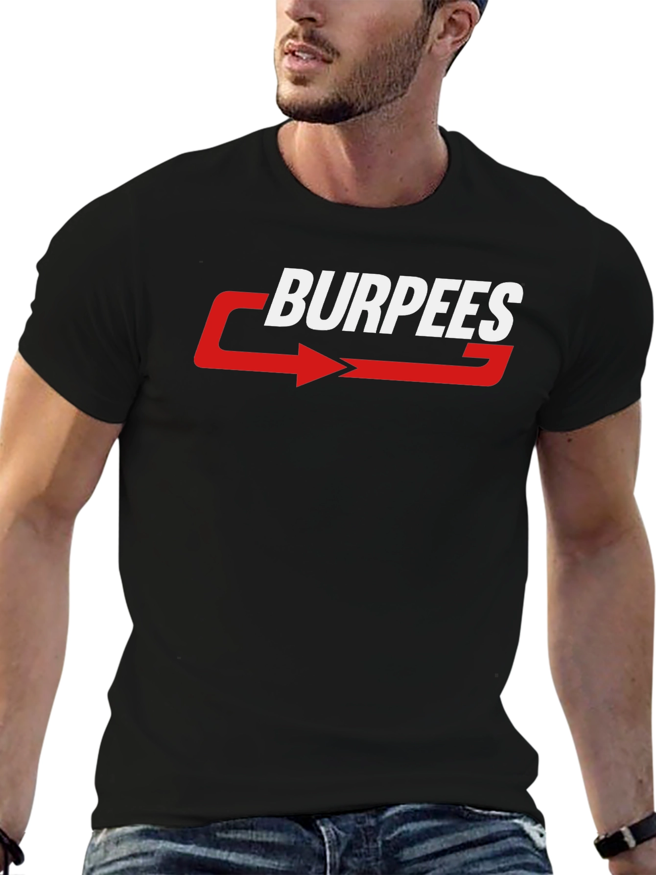 Burpees Graphic T-Shirt - Workout Motivation