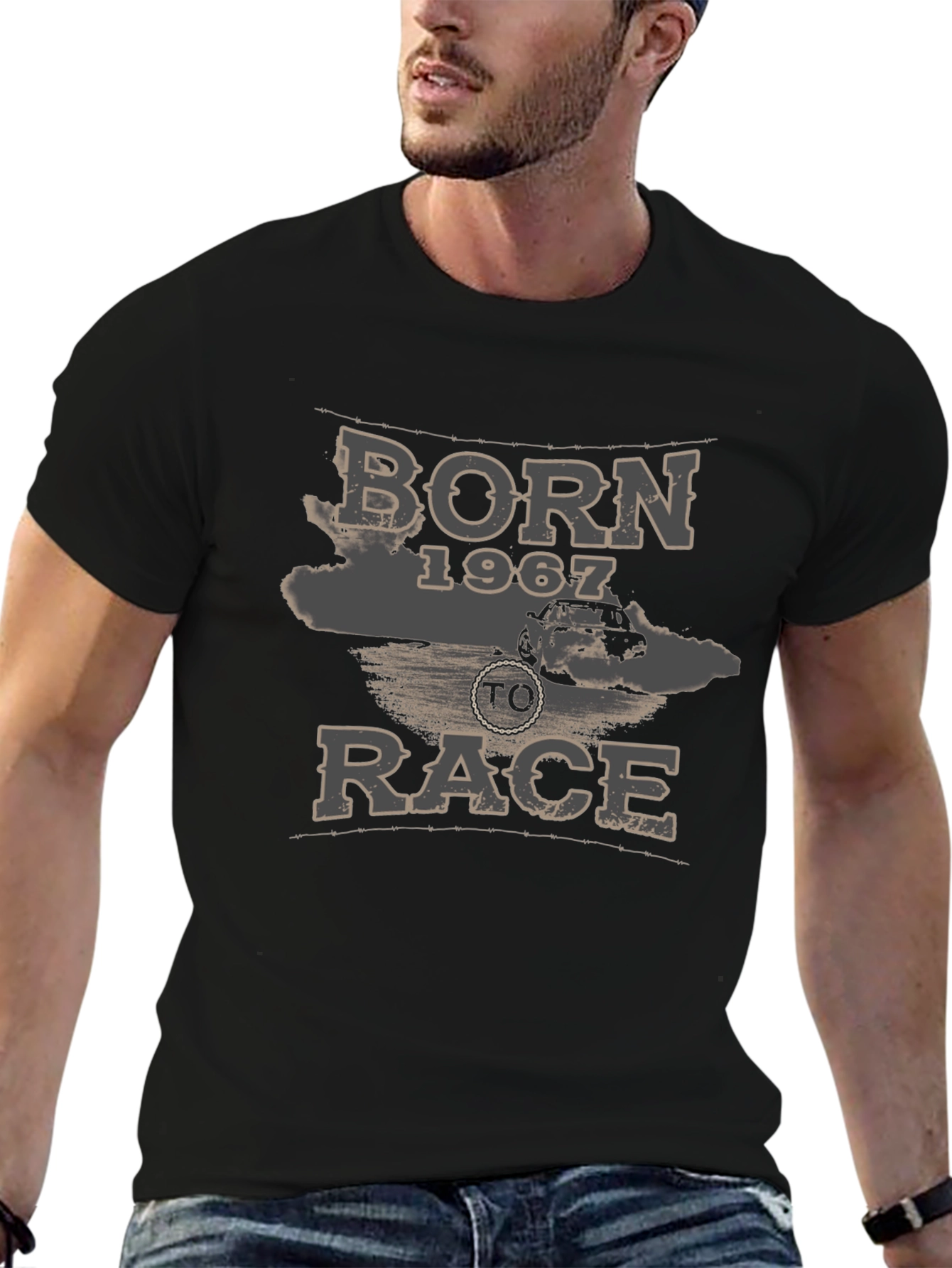 Born 1967 To Race Graphic Tee