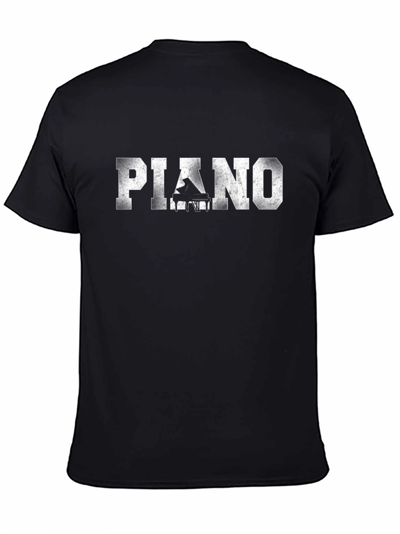 Piano Graphic Tee - Music Lovers T-Shirt