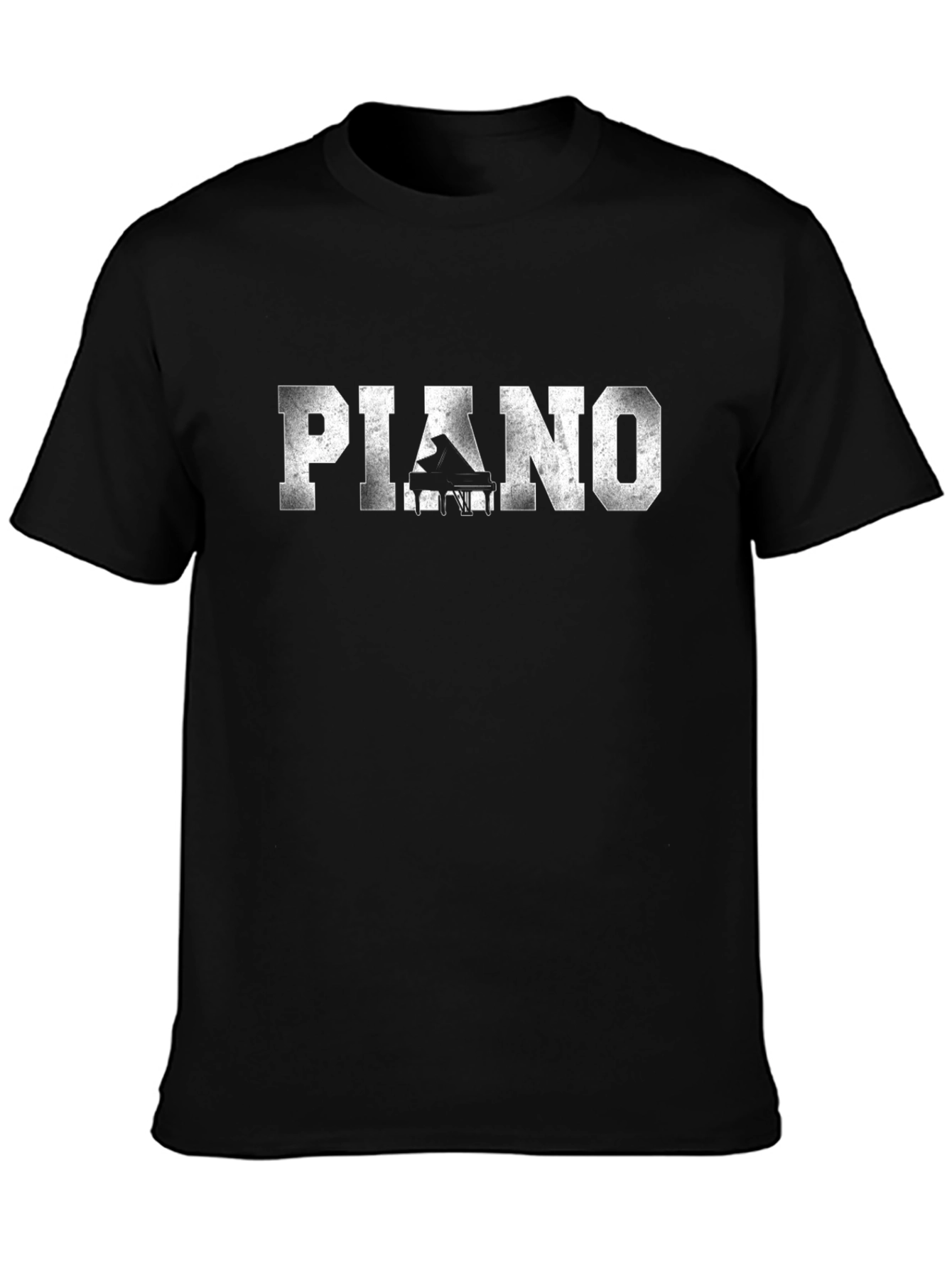 Piano Graphic Tee - Music Lovers T-Shirt