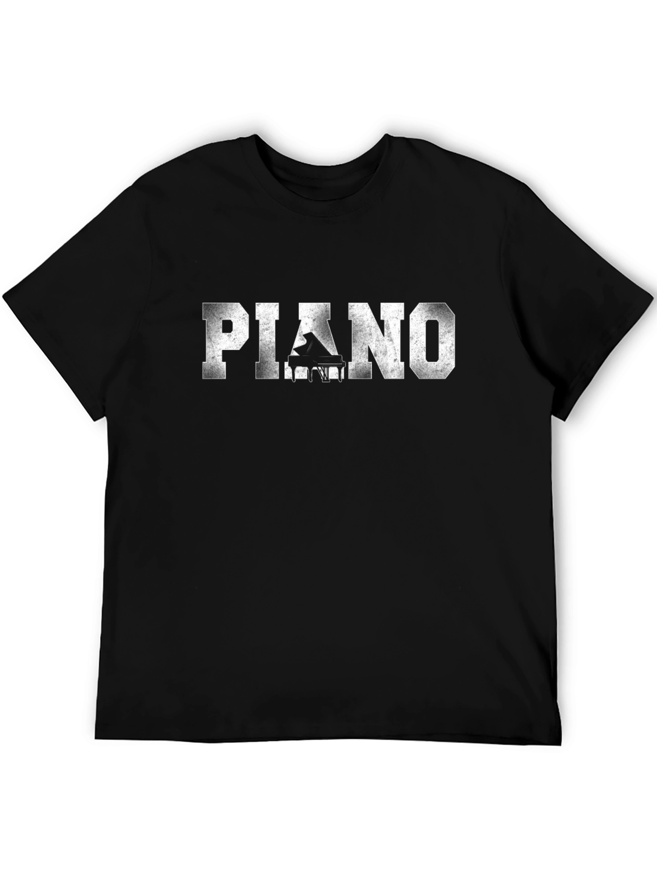 Piano Graphic Tee - Music Lovers T-Shirt