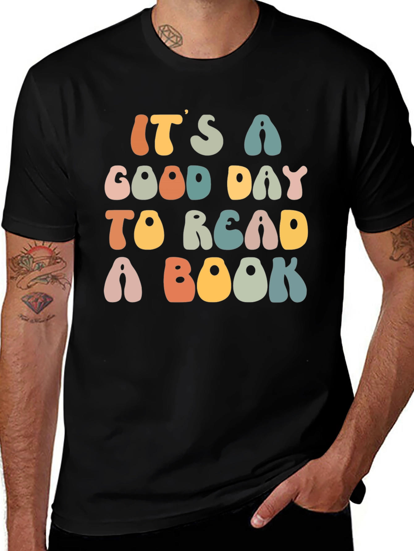 Retro Book Lover T-Shirt