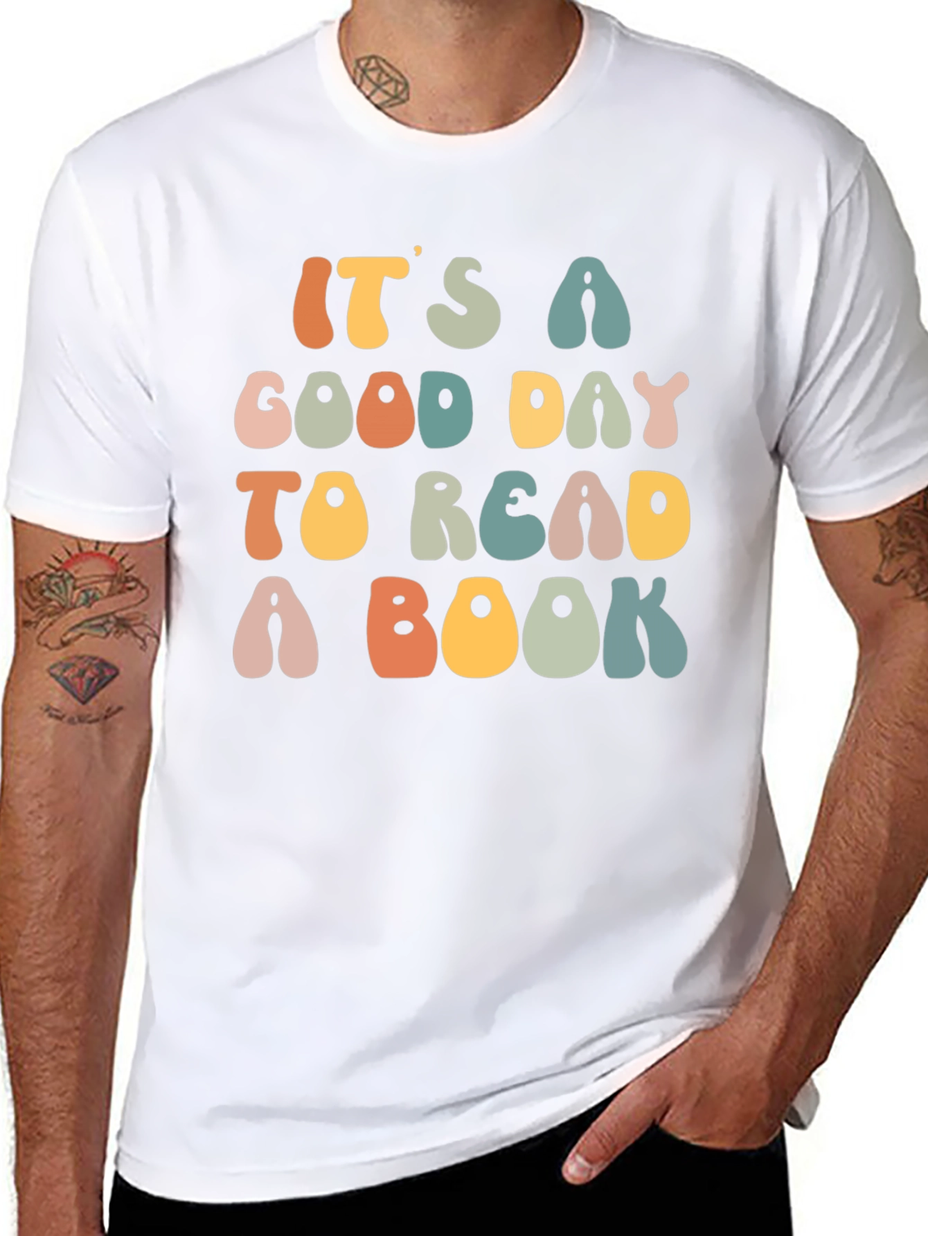 Retro Book Lover T-Shirt