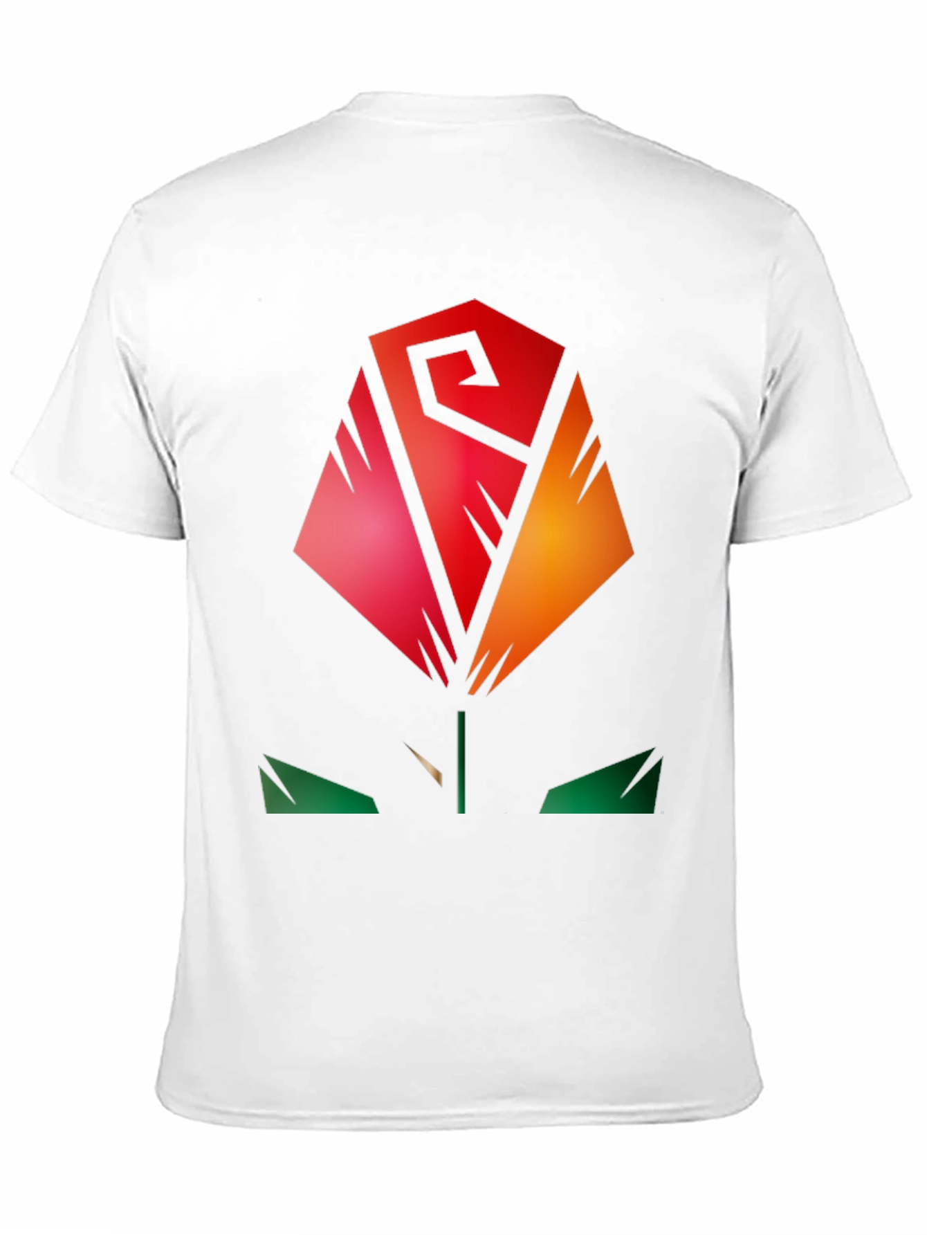 Abstract Rose Graphic Tee - Modern Stylish Shirt