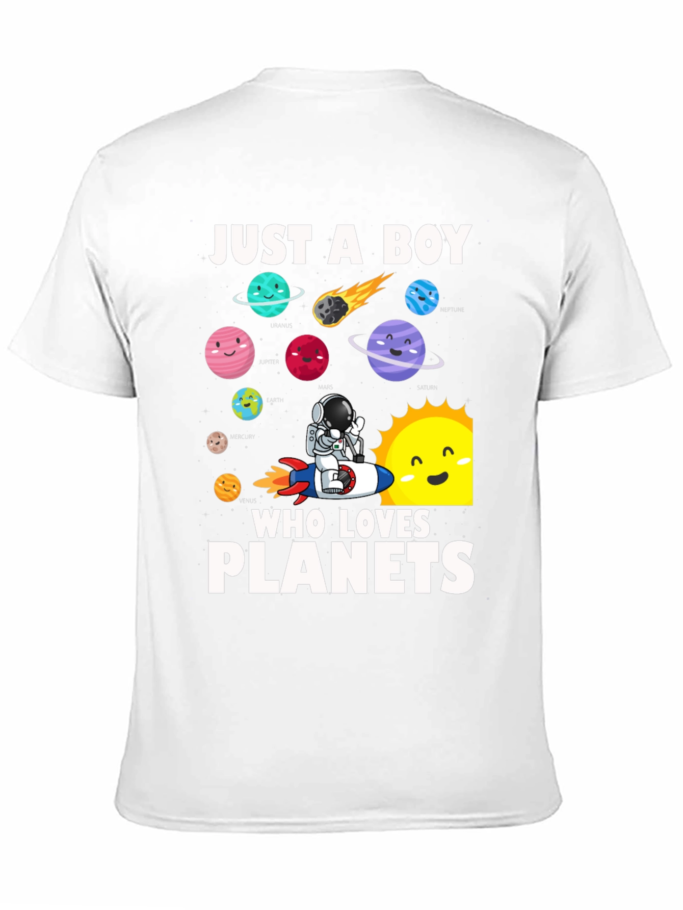 Just A Boy Who Loves Planets T-Shirt