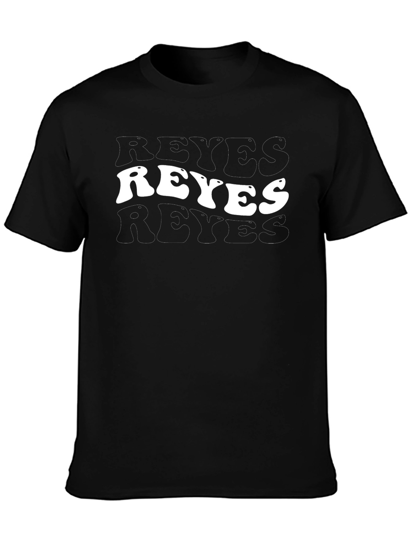 Reyes Retro Graphic Tee - Black