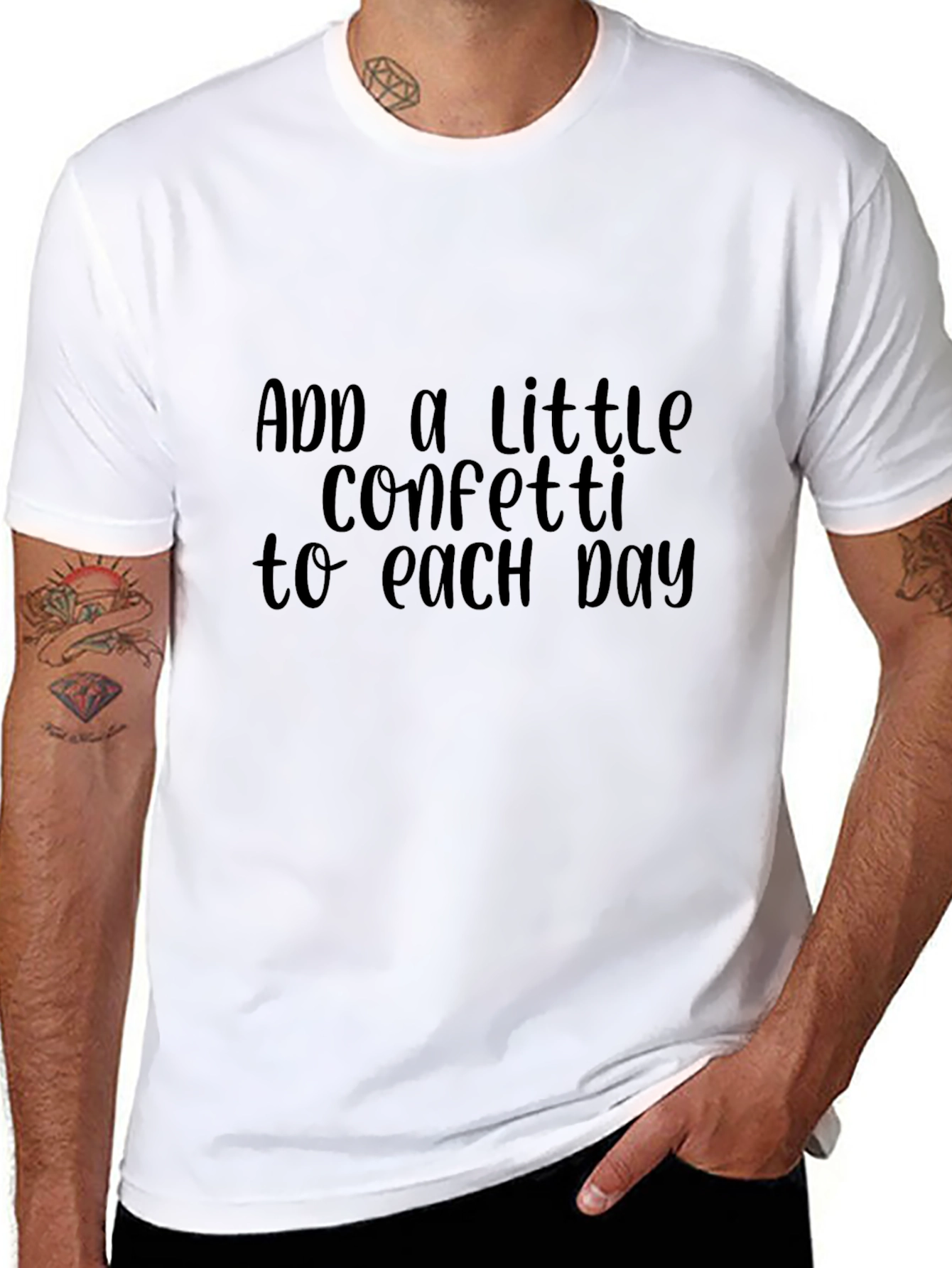 Confetti Day T-Shirt - Positive Vibes Tee