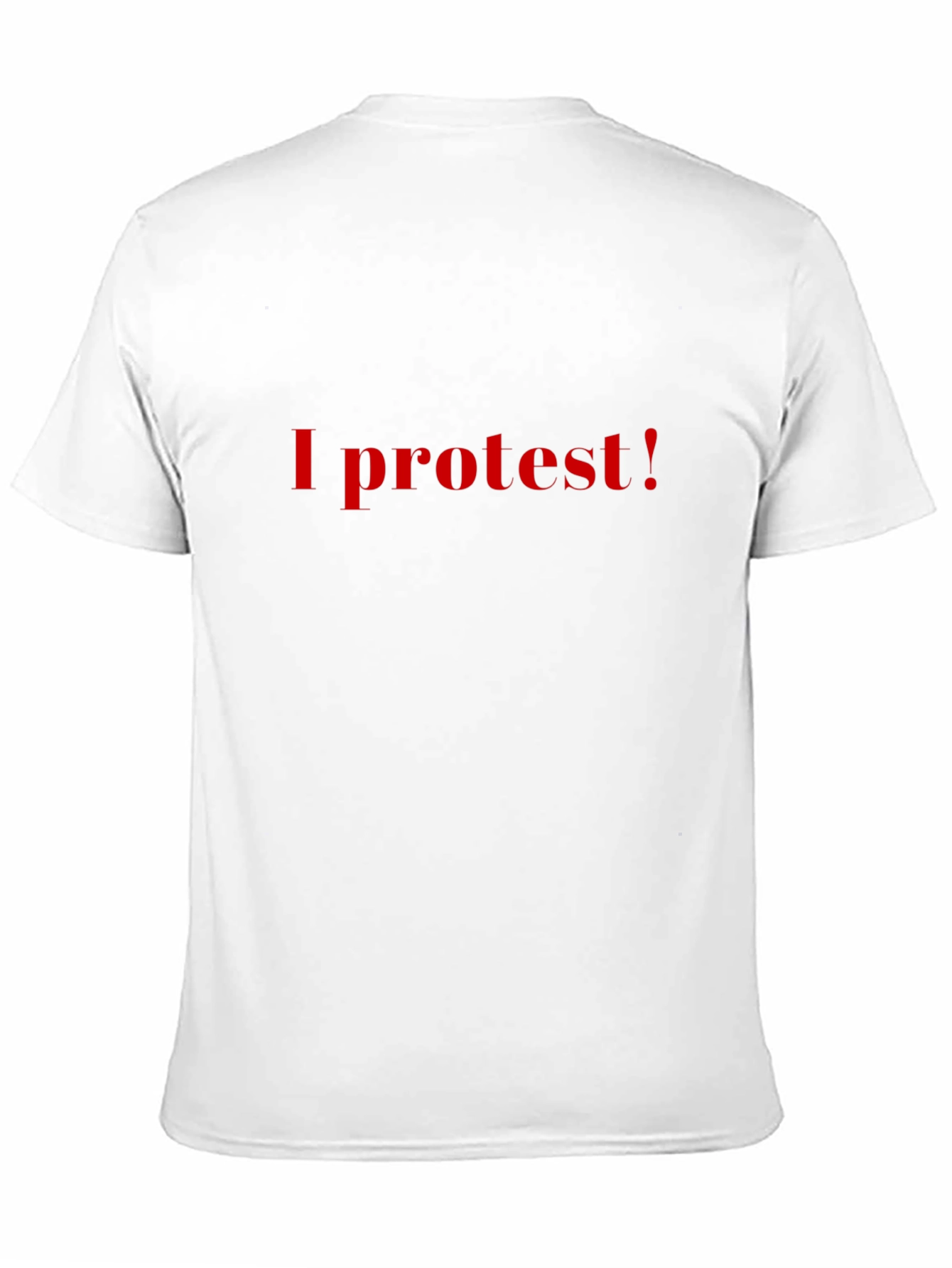 I Protest! Black Graphic Tee