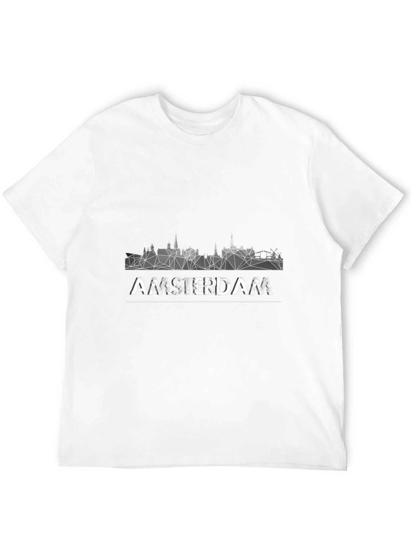 Amsterdam Skyline Geometric Graphic Tee