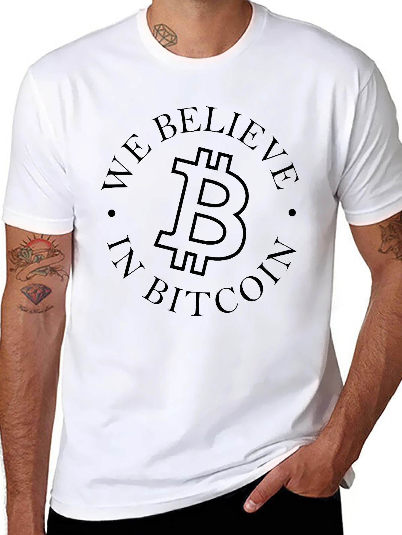 Bitcoin Believer Graphic Tee - Crypto Enthusiast Shirt