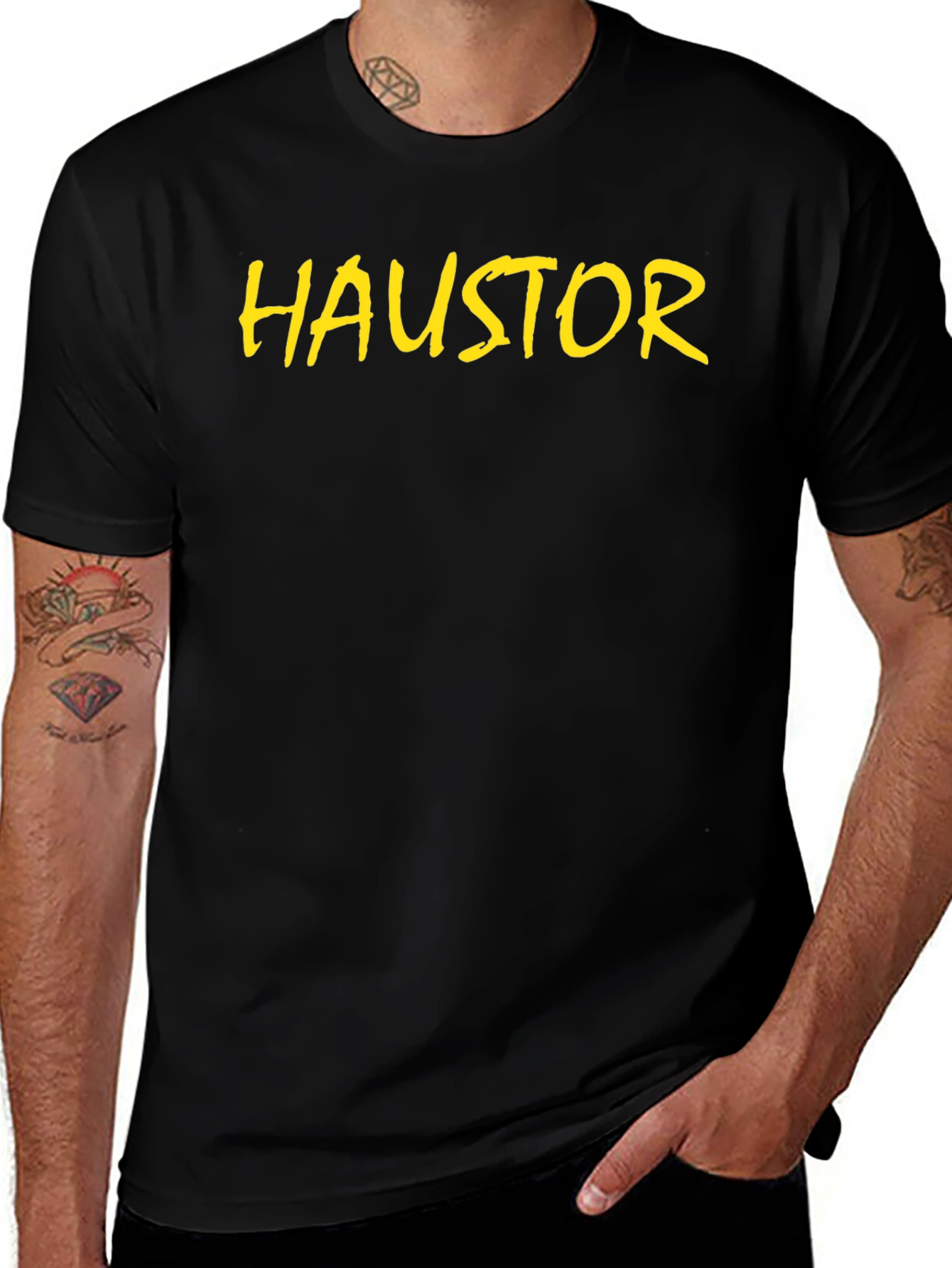 HAUSTOR Graphic Tee - Classic Black T-Shirt
