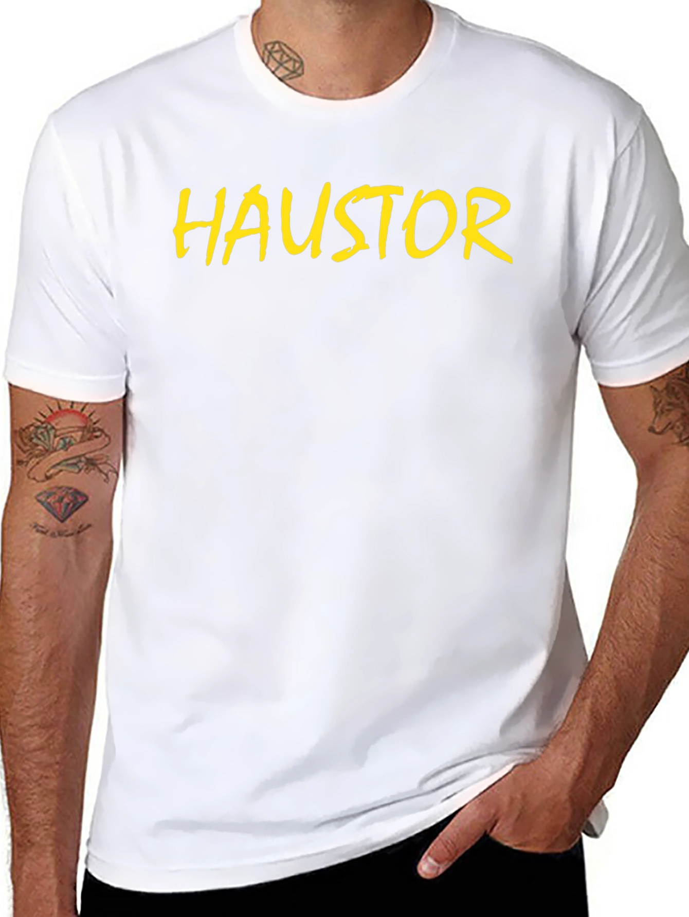 HAUSTOR Graphic Tee - Classic Black T-Shirt