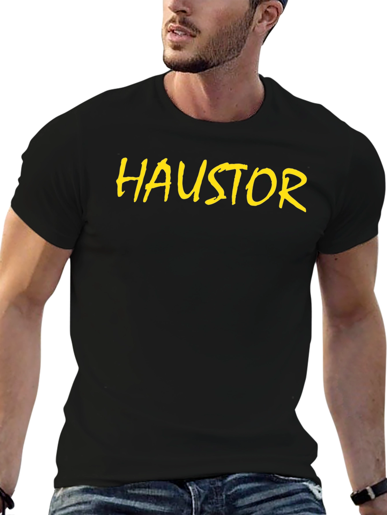 HAUSTOR Graphic Tee - Classic Black T-Shirt