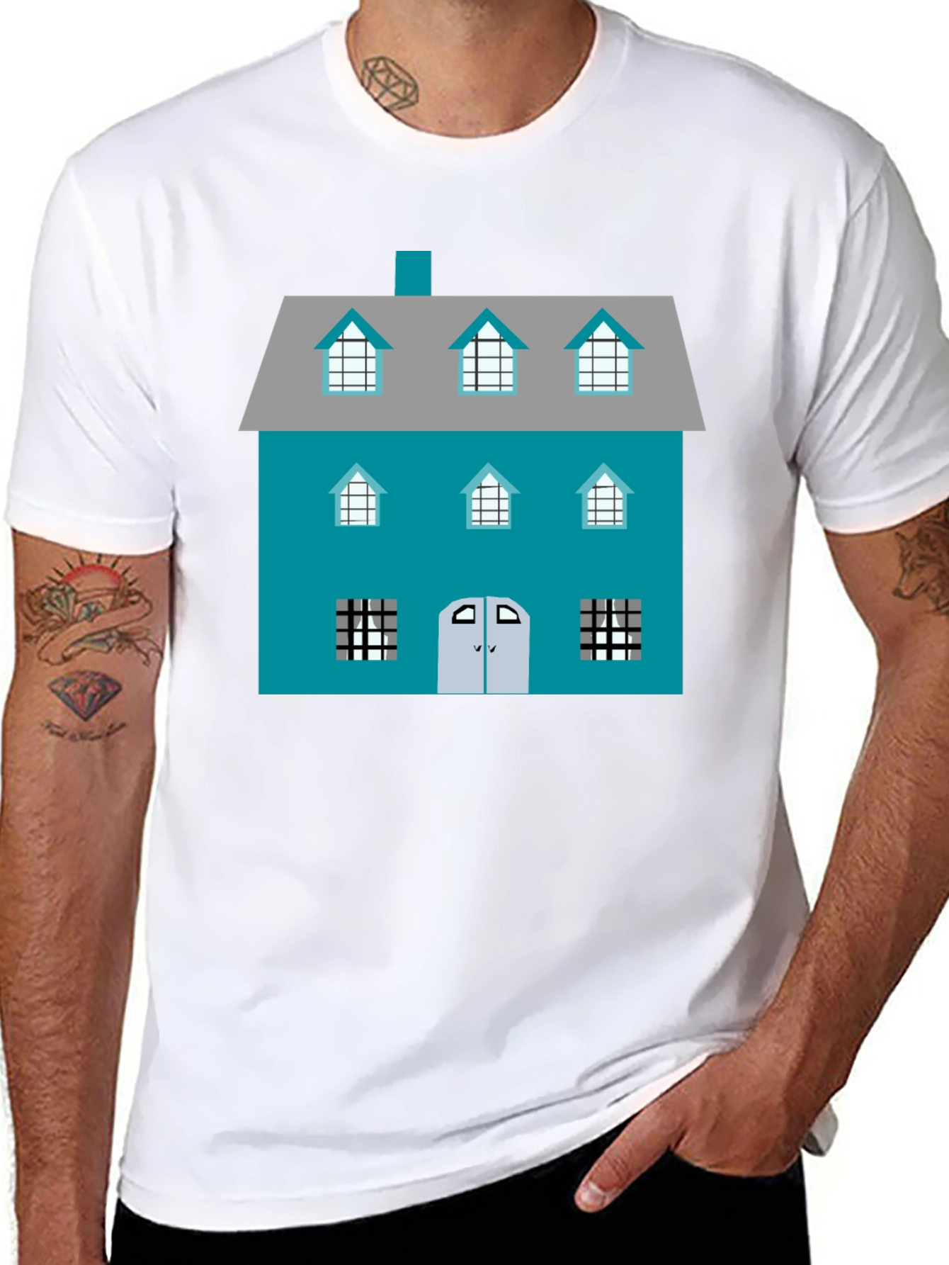 House Graphic Tee - Architect Gift