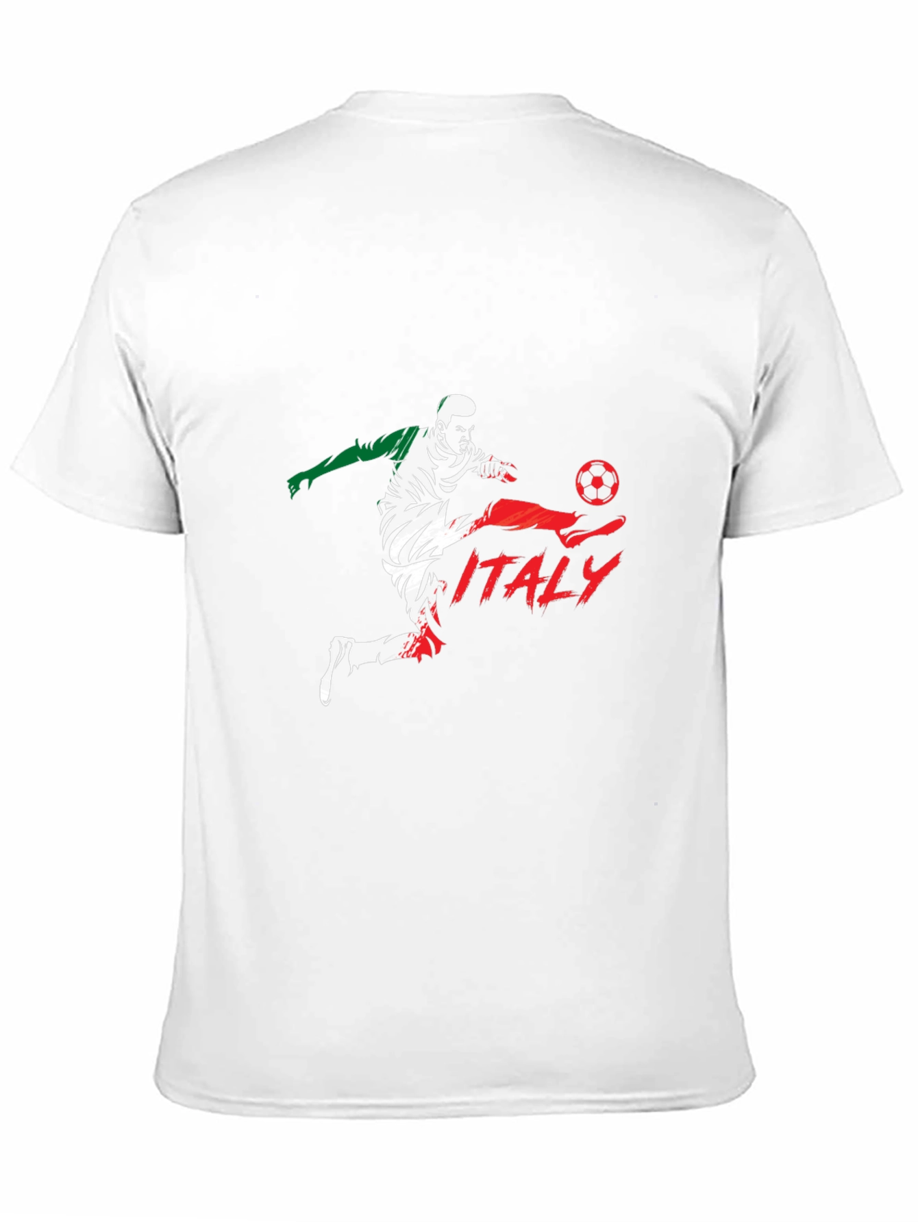 Italy Soccer Fan T-Shirt - Black Graphic Tee